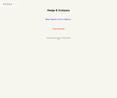 Hedgeco.com(Hedge & Company) Screenshot