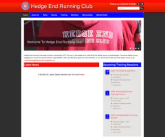 Hedgeendrunningclub.com(Hedge End Running Club) Screenshot