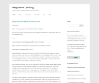 Hedgefundlawblog.com(Hedge Fund Law Blog) Screenshot