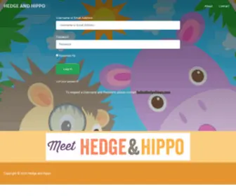 Hedgehippo.com(Conscious Creations for Children) Screenshot