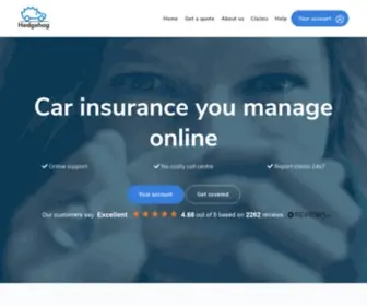 Hedgehoginsurance.com(Hedgehog Car Insurance) Screenshot