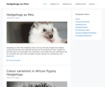 Hedgehogsaspets.com(Hedgehogsaspets) Screenshot