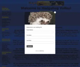 HedgehogValley.com(Hedgehog Valley) Screenshot