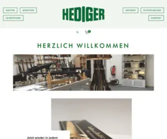 Hedigerwaffen.ch(Hediger Waffen) Screenshot