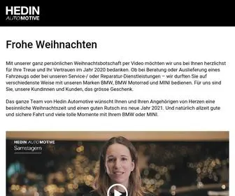 Hedinautomotive.ch(HEDIN AUTOMOTIVE SCHWEIZ) Screenshot