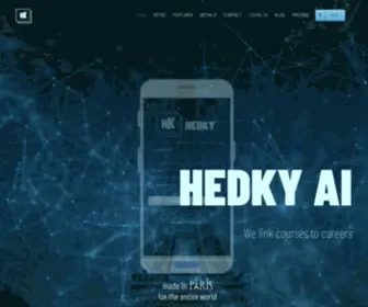 Hedky.fr(Link courses to careers) Screenshot