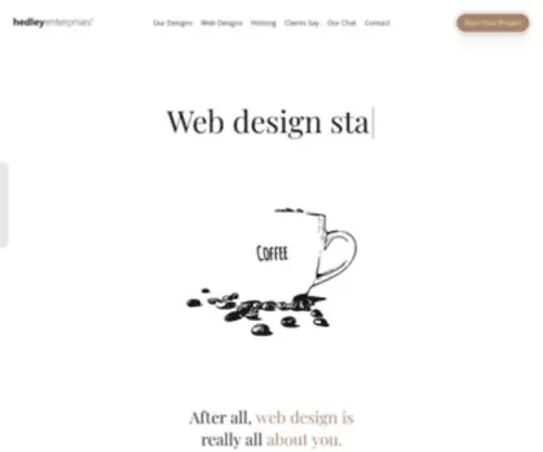 Hedleyenterprises.co.uk(Web design & development Moray Scotland) Screenshot