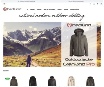 Hedlund-Clothing.de(Hedlund Outdoor Bekleidung) Screenshot