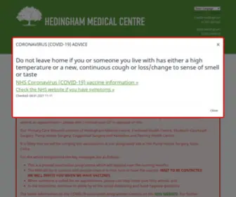 Hedmed.co.uk(Hedingham Medical Centre) Screenshot