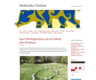 Hedniskatankar.com(Hedniska Tankar) Screenshot