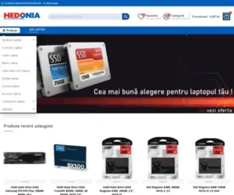 Hedonia.ro(Magazin Online Componente si accesorii de laptop) Screenshot