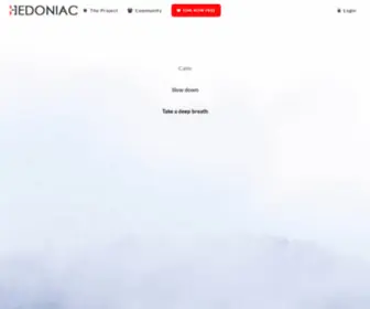 Hedoniac.com(Collection of Life Experiences) Screenshot