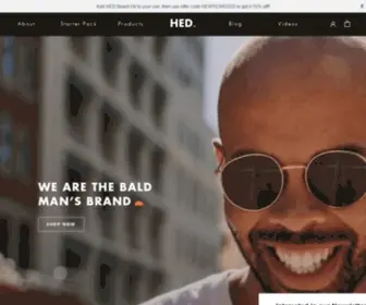 Hedskincare.com(Care for your dome) Screenshot