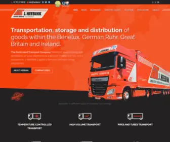 Heebink.co.uk(Transportation, storage & distribution) Screenshot