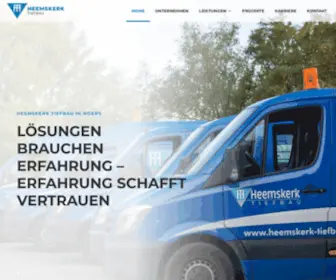 Heemskerk-Tiefbau.de(Heemskerk Tiefbau GmbH) Screenshot