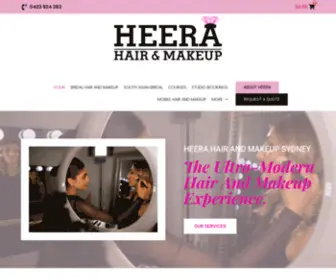 Heerahairandmakeup.com.au(Best Wedding Makeup Artist In Sydney) Screenshot