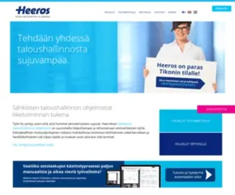 Heeros.com(Älykkäitä ohjelmistoja liiketoiminnan kasvattamiseen) Screenshot