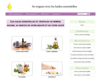 Heev.fr(Huiles essentielles et huiles végétales) Screenshot