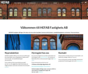 Hefab.se(Välkommen) Screenshot