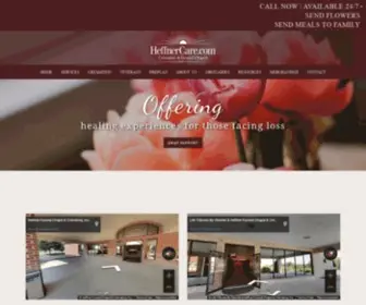 Heffnercare.com(Heffner Funeral Chapel & Crematory) Screenshot