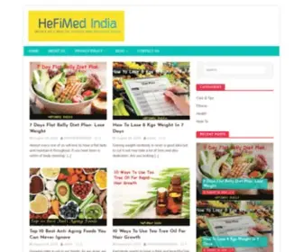Hefimedindia.com(India's No.1 Health) Screenshot