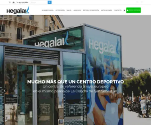 Hegalak.com(Centro Deportivo y de Salud) Screenshot