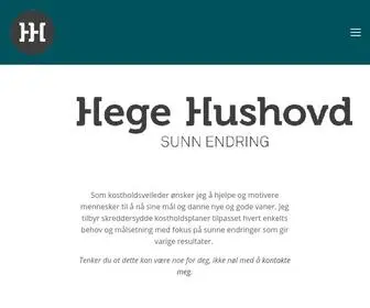 Hegehushovd.no(Hege Hushovd) Screenshot