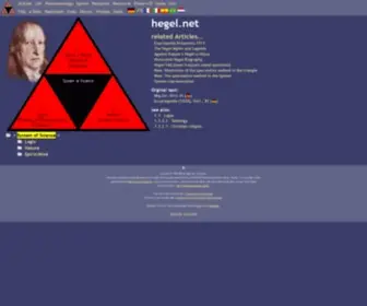 Hegel.net(System der Wissenschaft) Screenshot
