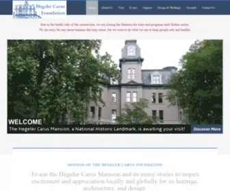 Hegelercarus.org(Hegeler Carus Foundation) Screenshot