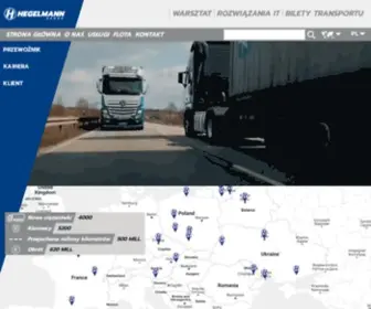 Hegelmann.pl(Hegelmann Transporte Polska) Screenshot