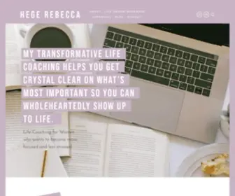 Hegerebecca.com(My Transformative Life Coaching) Screenshot