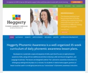 Heggerty.org(Heggerty Phonemic Awareness) Screenshot
