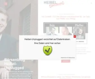 Heibel-Unplugged.de(Börsenblog Heibel) Screenshot