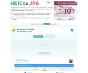 Heic2JPG.com(HEIC to JPG) Screenshot