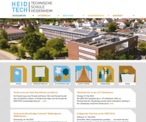 Heid-Tech.de(Technische Schule Heidenheim) Screenshot