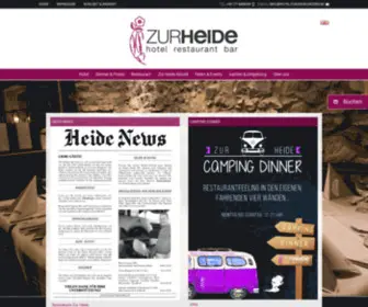 Heide-AAchen.de(Hotel Restaurant zur Heide inAachen) Screenshot