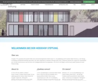 Heidehof-Stiftung.de(Heidehof Stiftung) Screenshot