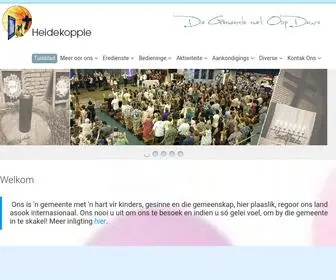 Heidekoppie.com(Heidekoppie NG Gemeente) Screenshot