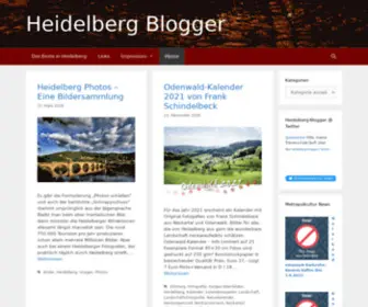 Heidelberg-Blogger.de(Informationen rund um Heidelberg) Screenshot