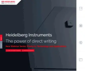 Heidelberg-Instruments.com(Heidelberg Instruments) Screenshot