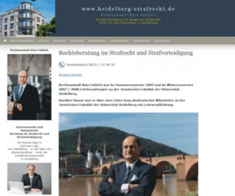 Heidelberg-Strafrecht.de(Beratung im Strafrecht und Strafverteidigung) Screenshot