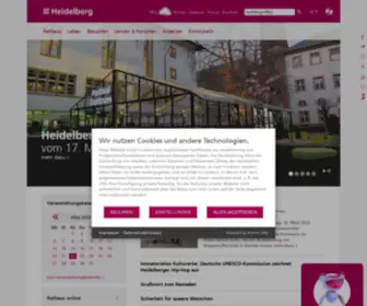 Heidelberg.de(Startseite) Screenshot