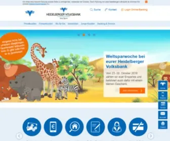 Heidelberger-Volksbank.de(Der Zugriff wurde blockiert) Screenshot