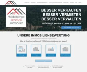 Heidelbergerwohnen.de(HW Heidelberger Wohnen GmbH) Screenshot