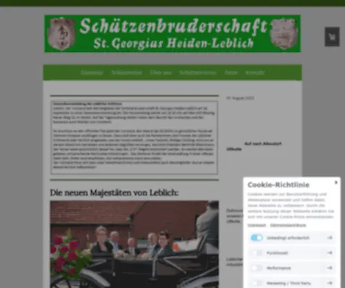 Heiden-Leblich.de(Schützenbruderschaft St) Screenshot