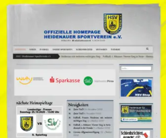 Heidenauersv.de(Verein) Screenshot