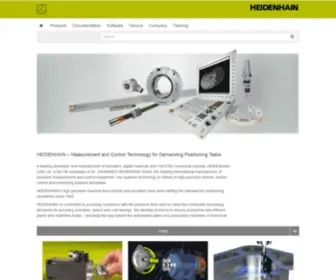 Heidenhain.co.uk(Controls, encoders, and digital readouts) Screenshot