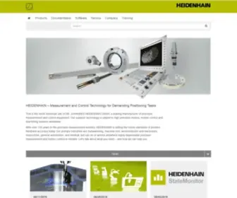 Heidenhain.com(Controls, encoders, and digital readouts) Screenshot