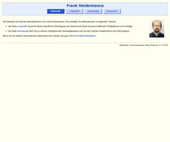Heidermanns.net(Frank Heidermanns) Screenshot