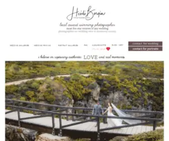 Heidiborgiaphotography.com(Monterey Big Sur Wedding Photographer) Screenshot